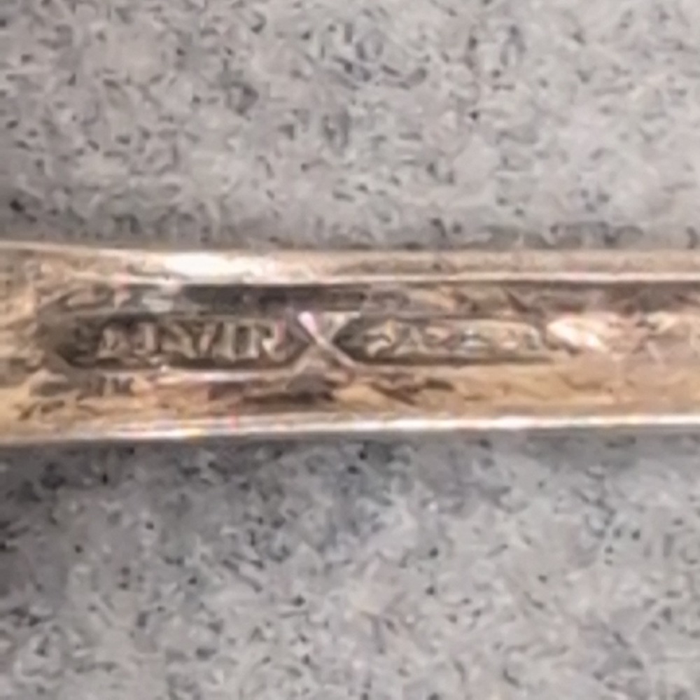 Alvin Patent Spoons Set of‎ 6 Antique Serving Tableware - Picture 4 of 6